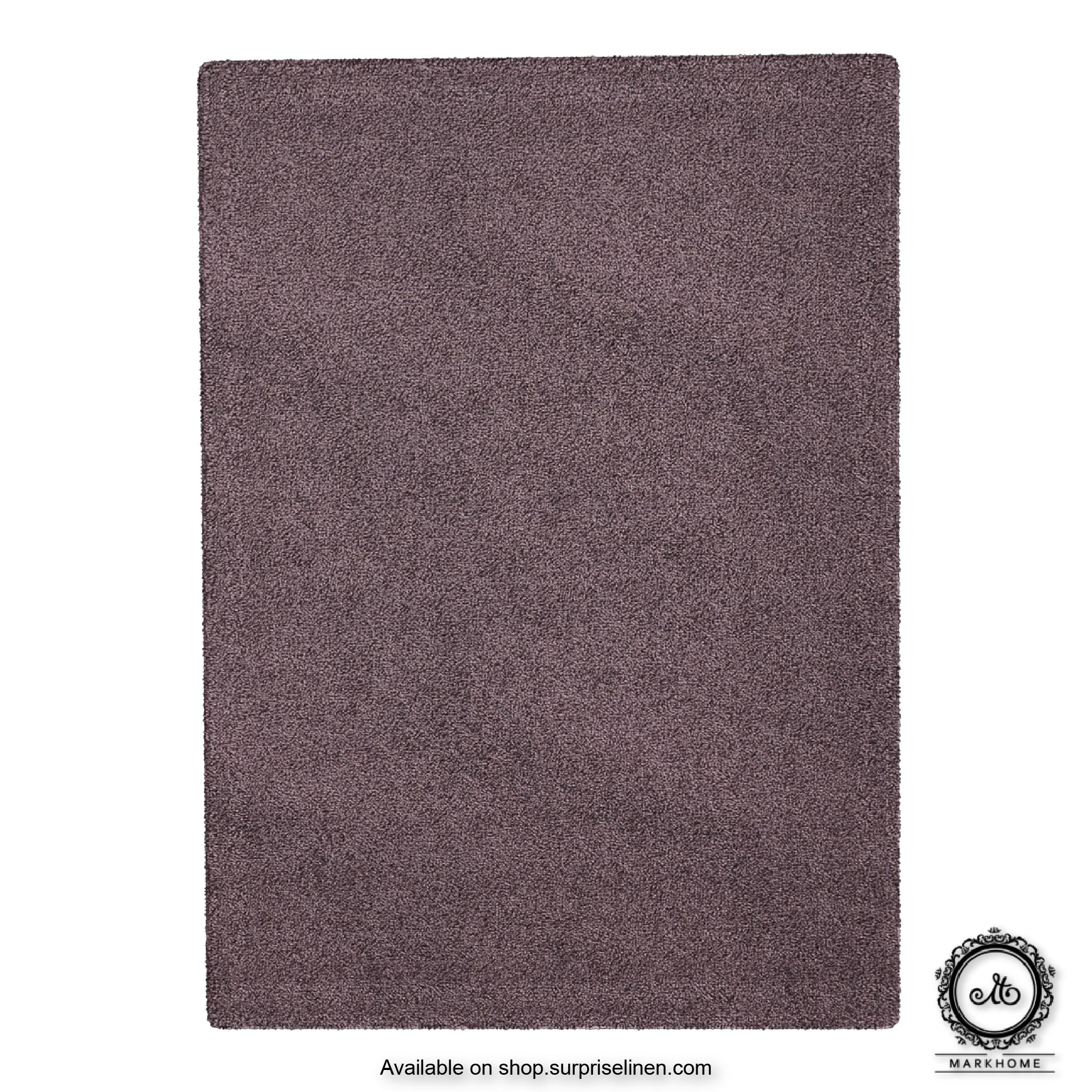 Mark Home - 100% Micro Anti Skid Durable Softness Plush Lustrous Rugs 50cm x 70cm (Grey)