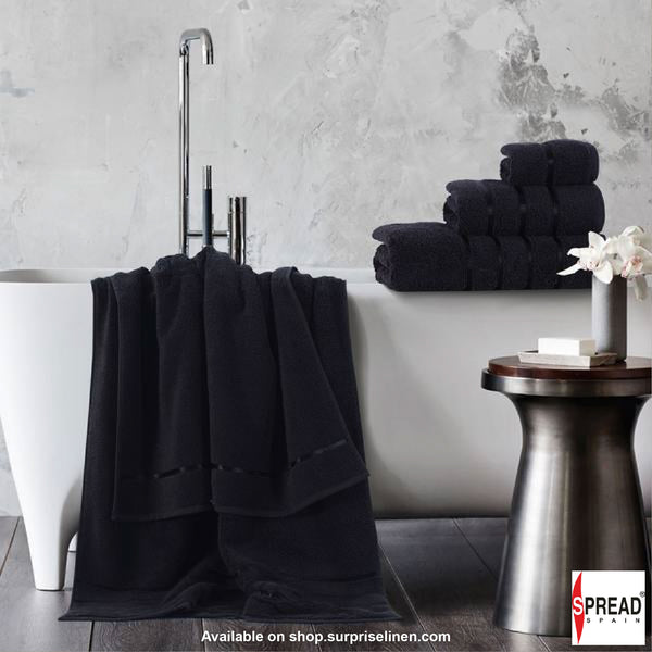 Spread Spain - Roman Bath Towels (Black)