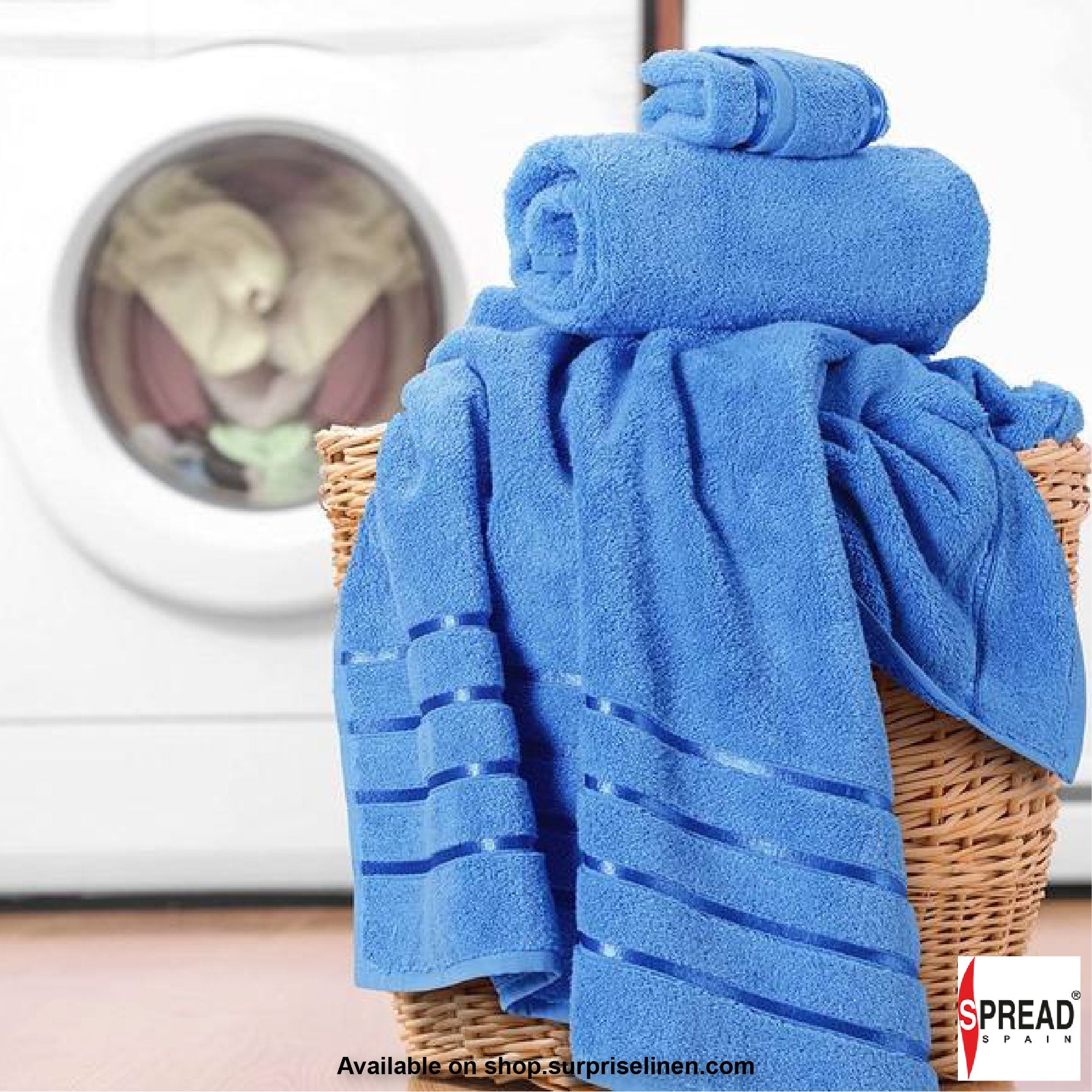 Spread Spain - Roman Bath Towels (Blue)