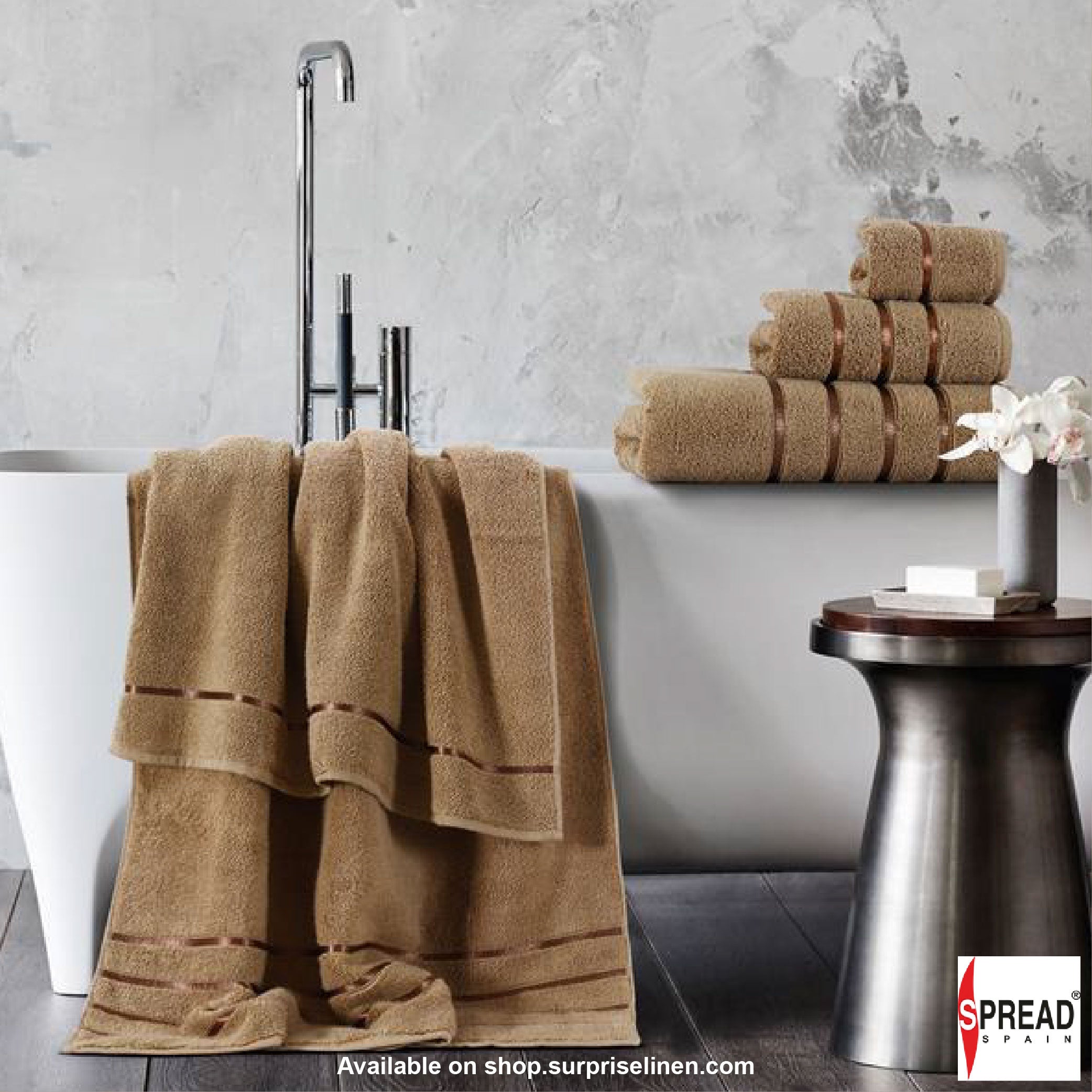 Spread Spain - Roman Bath Towels (Brown)