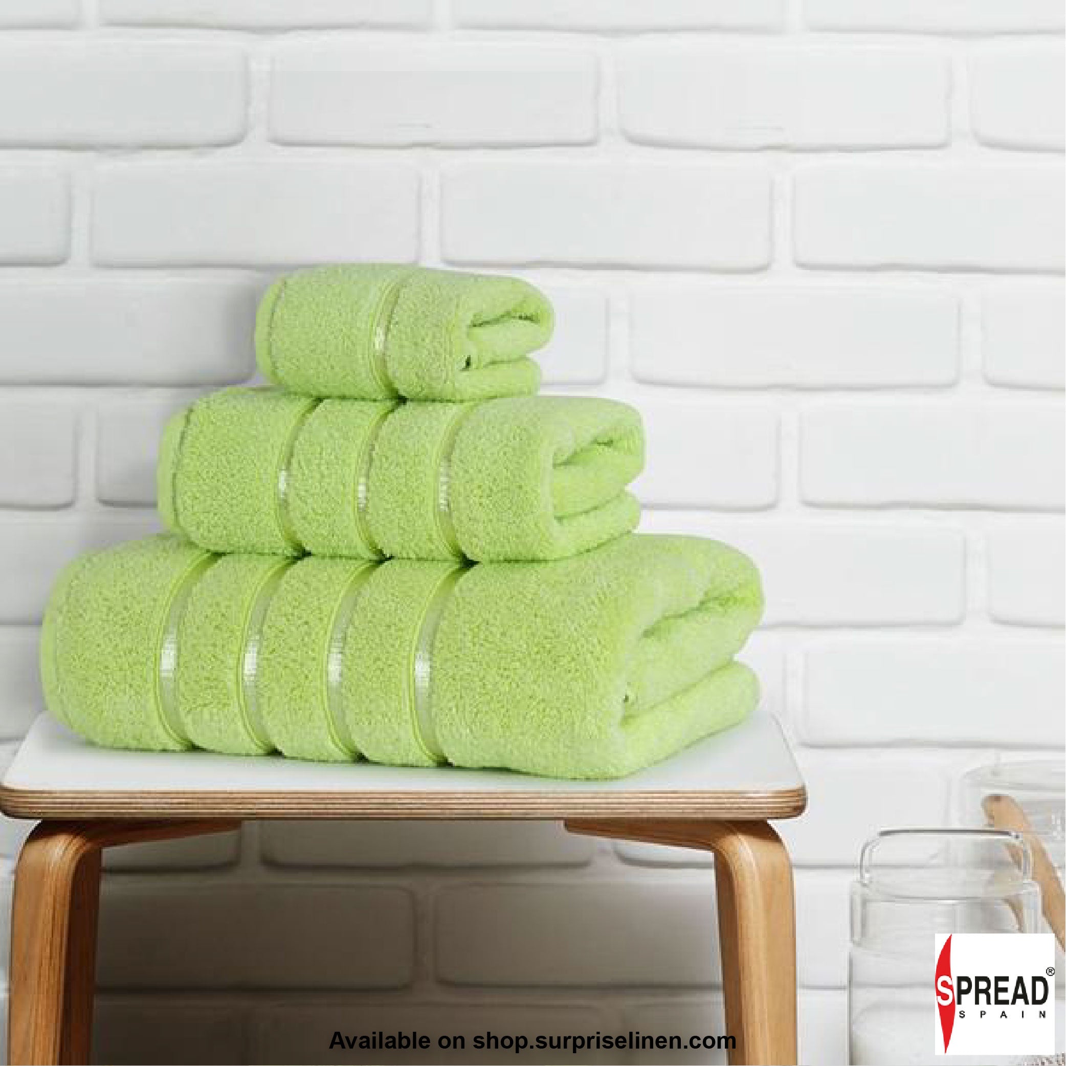 Spread Spain - Roman Bath Towels (Canary Yellow)