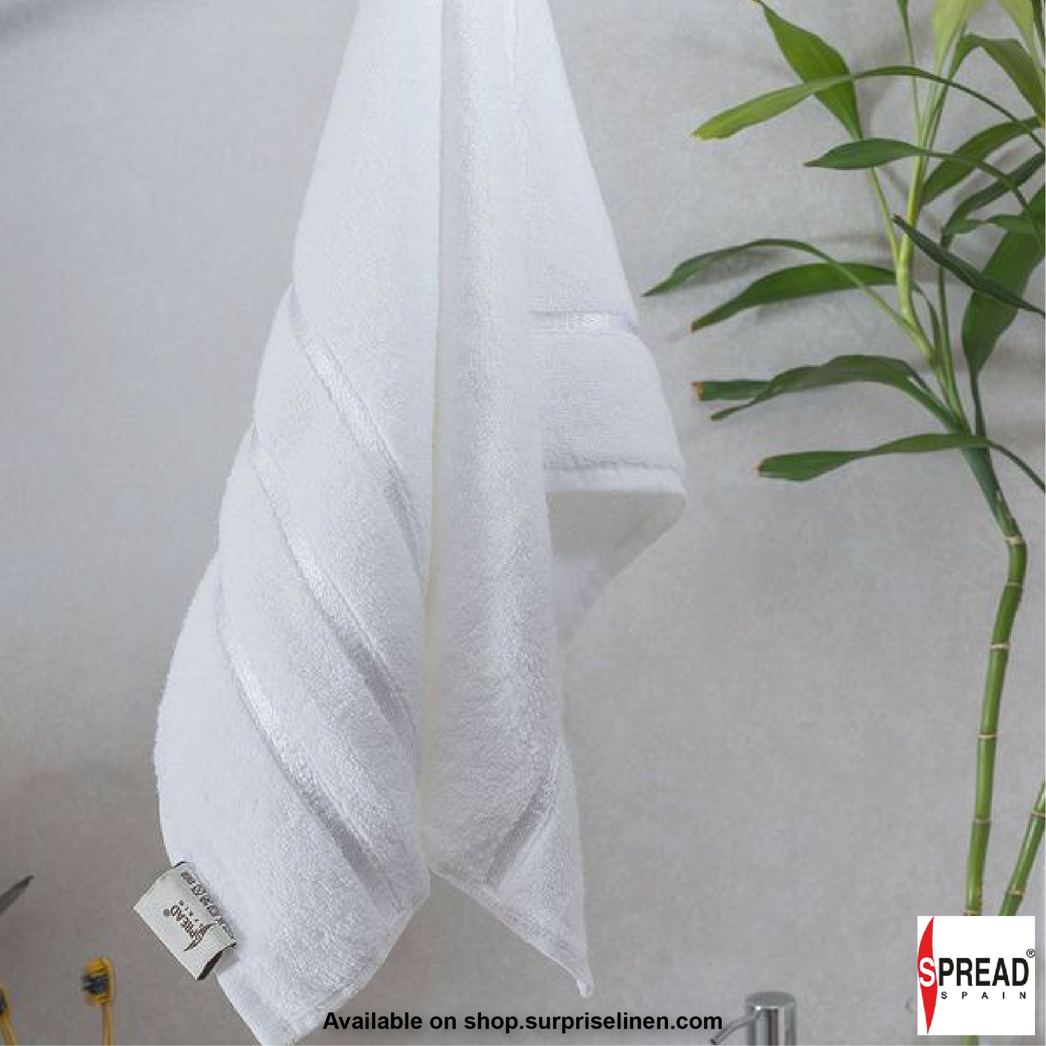 Spread Spain - Roman Bath Towels (White)