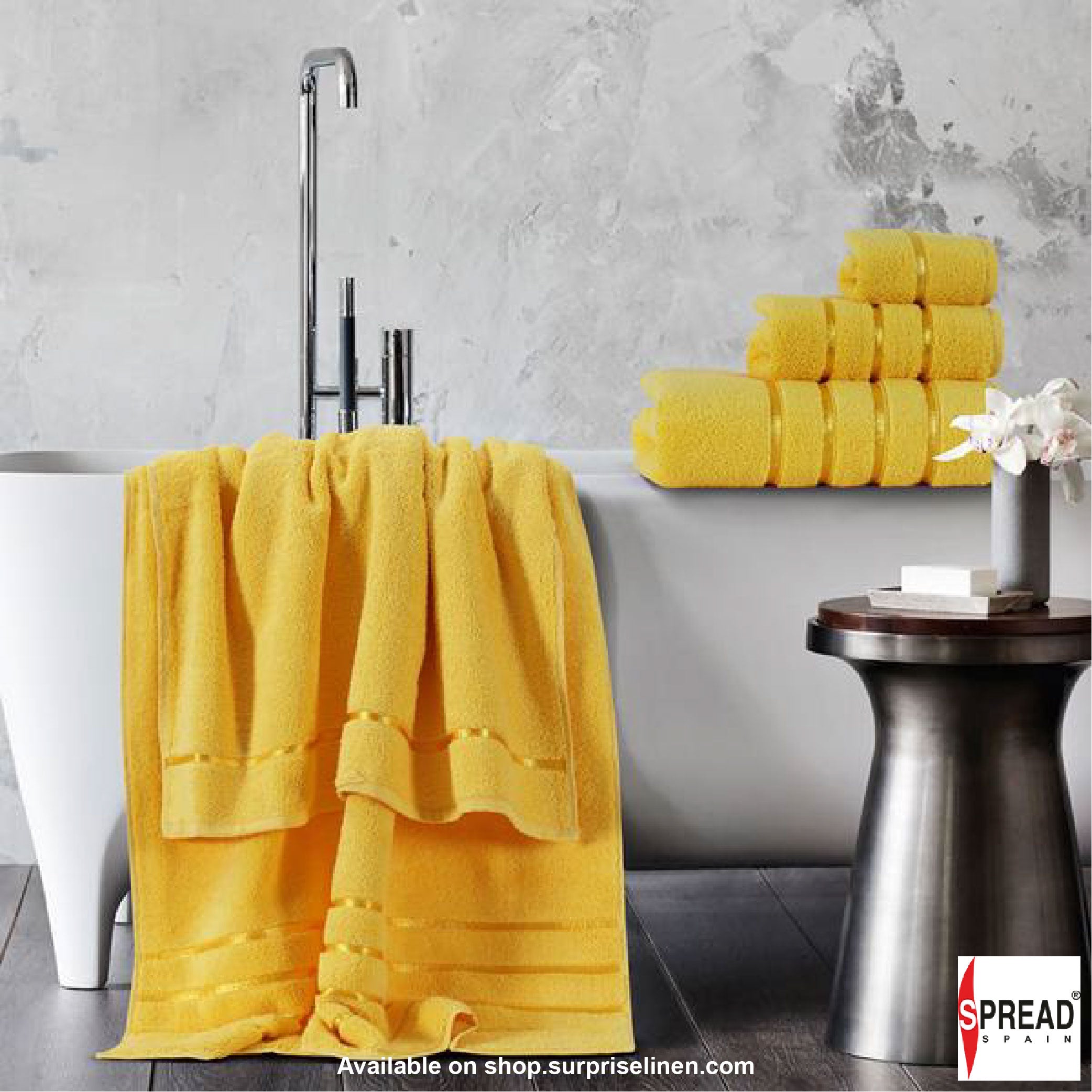 Spread Spain - Roman Bath Towels (Yellow)