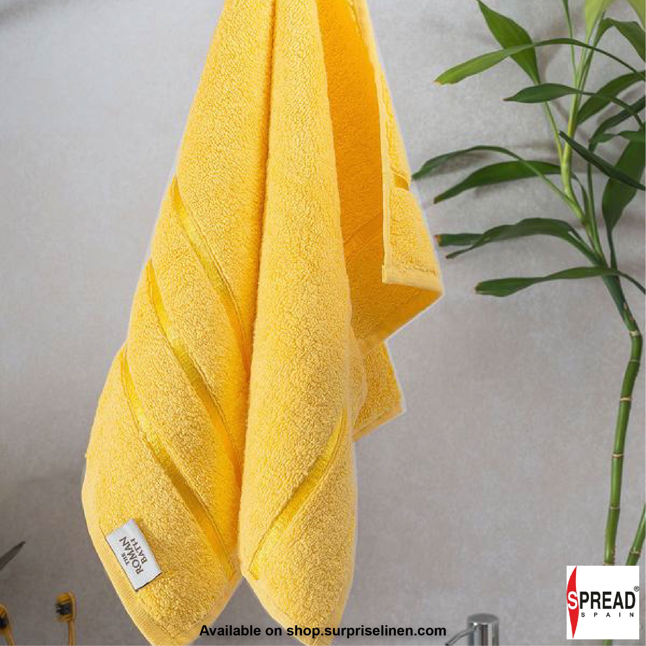 Spread Spain - Roman Bath Towels (Yellow)