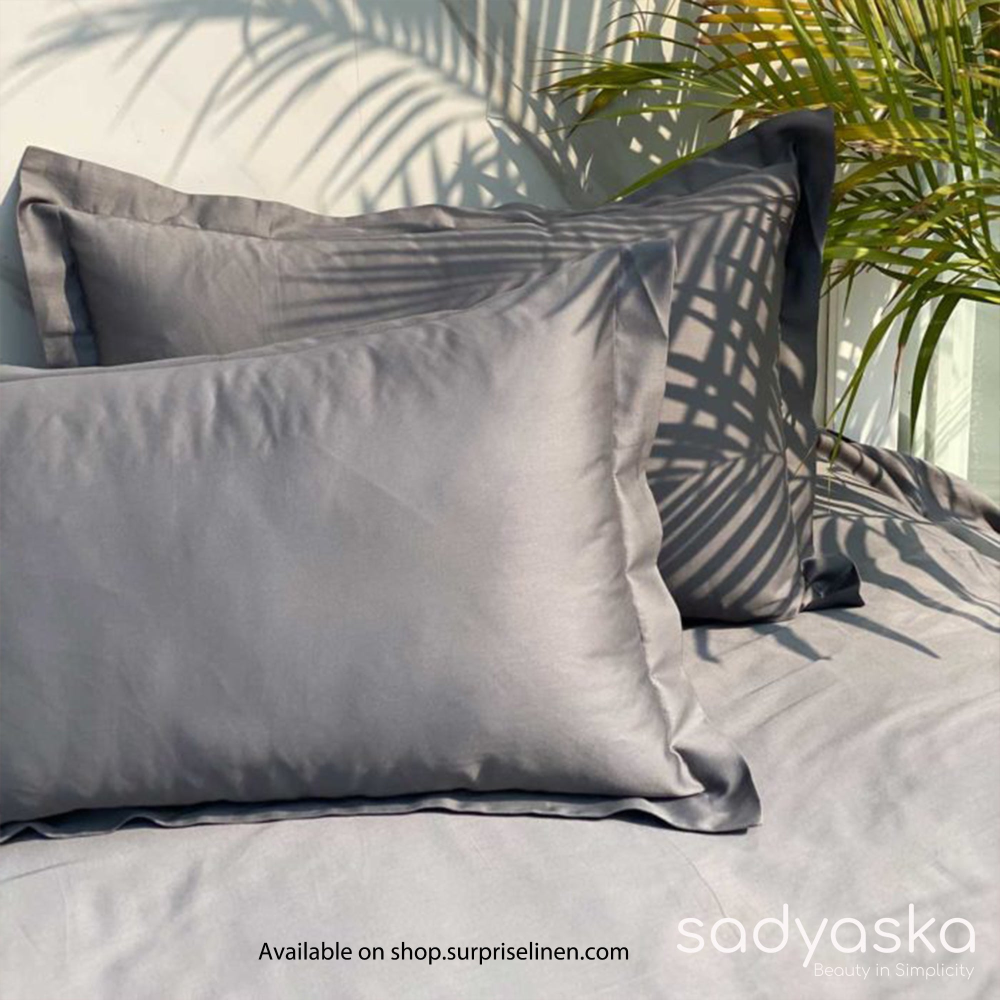 Sadyaska - Luxe Collection Bedsheet Set (Dark Grey)