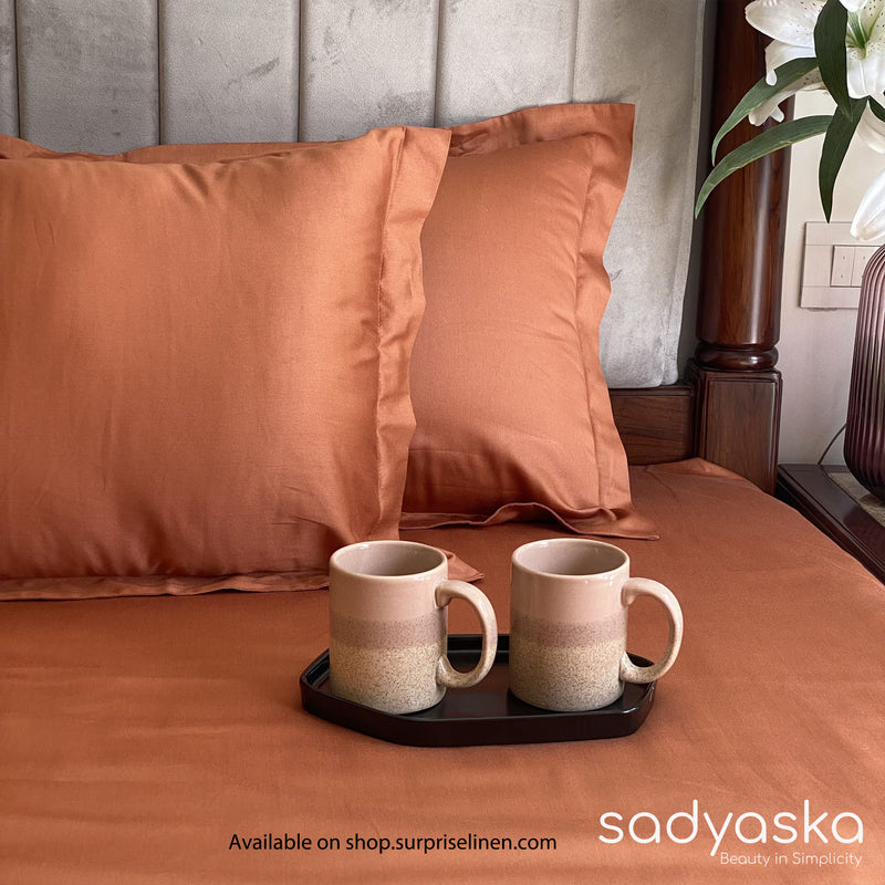 Sadyaska - Luxe Collection Bedsheet Set (Rust)
