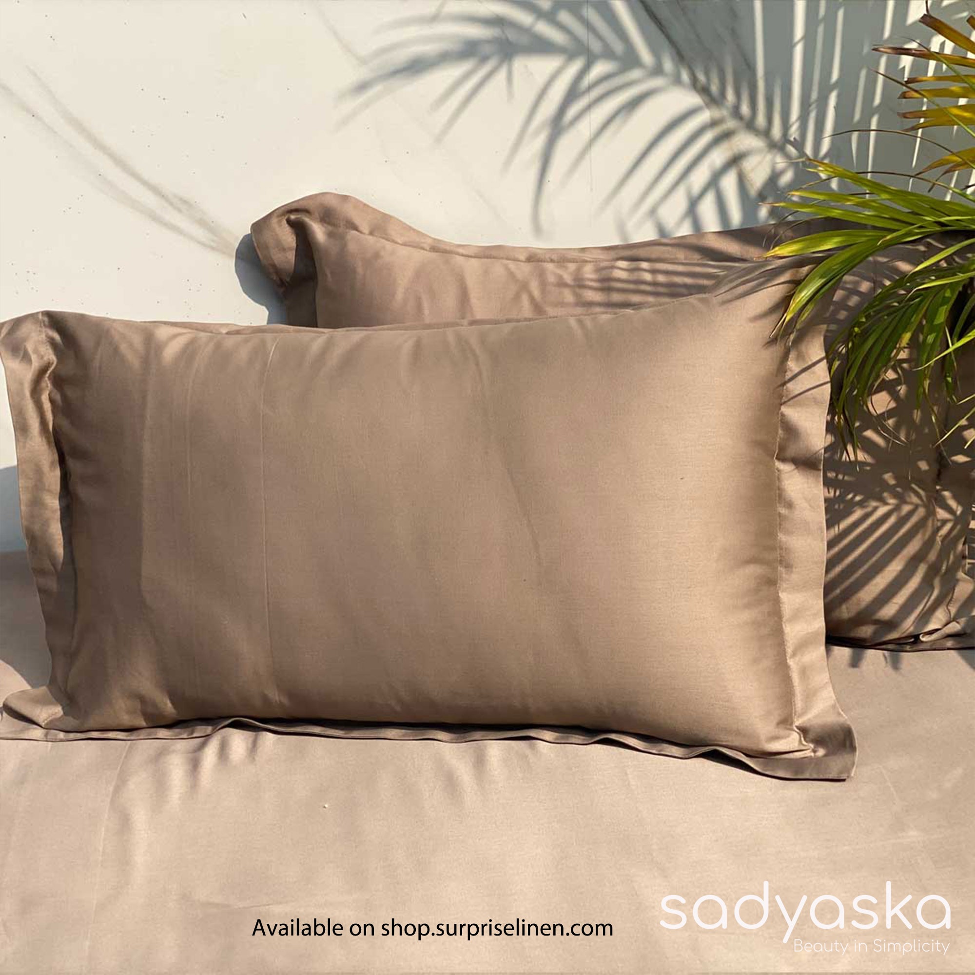 Sadyaska - Luxe Collection Bedsheet Set (Taupe)