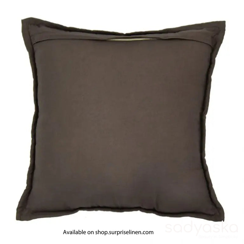 Sadyaska - Cambric Cushion Cover (Brown)
