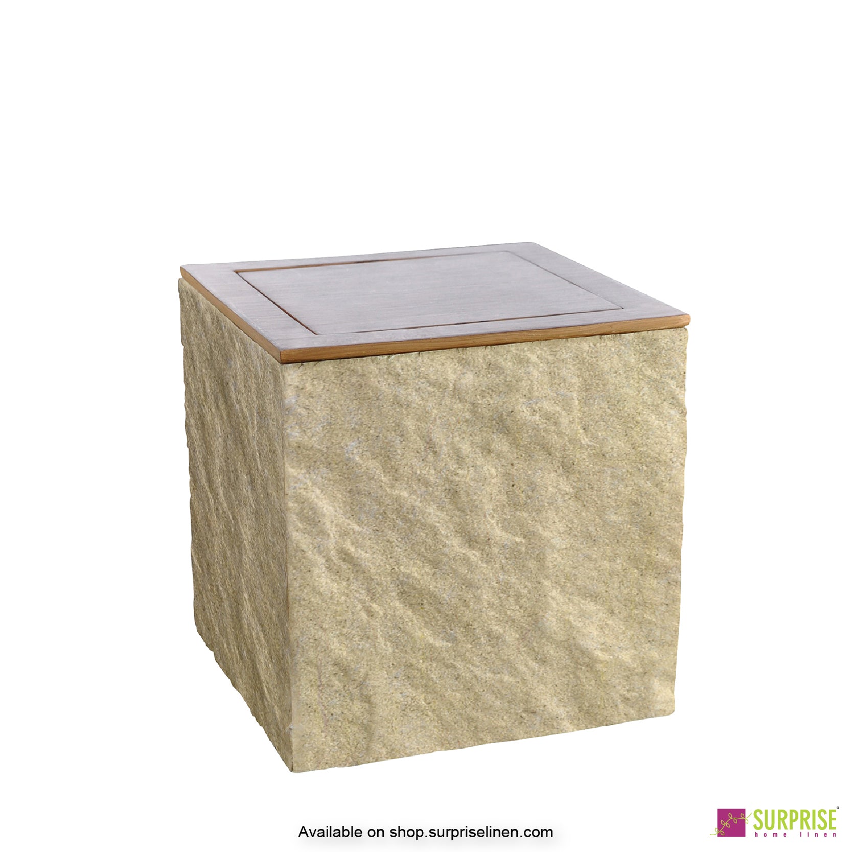 Surprise Home - Cube Dust Bin (Sand)