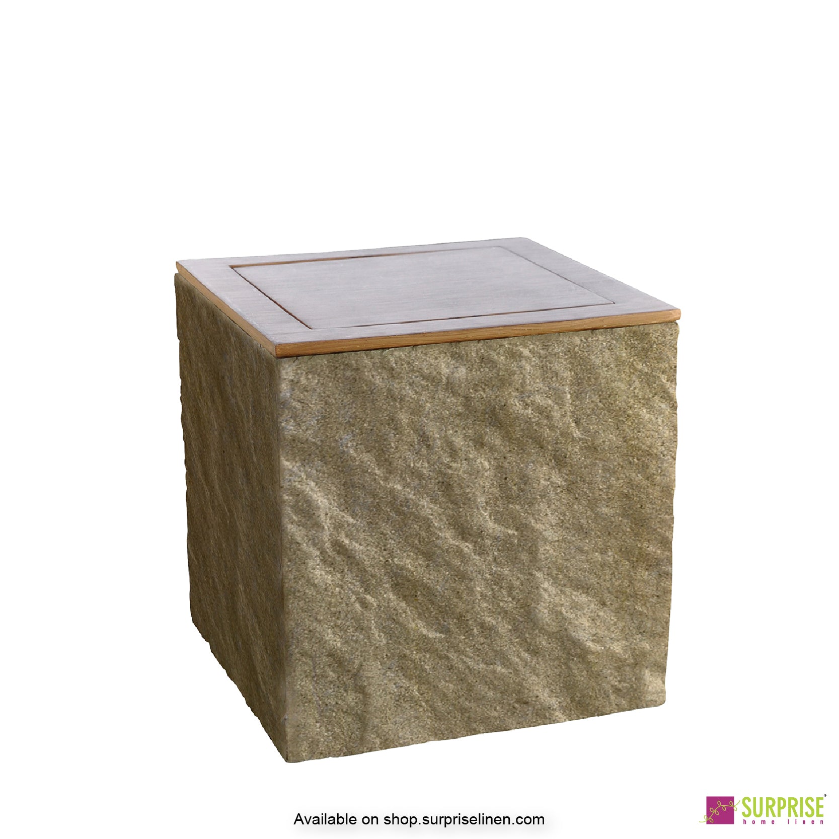 Surprise Home - Cube Dust Bin (Beige)