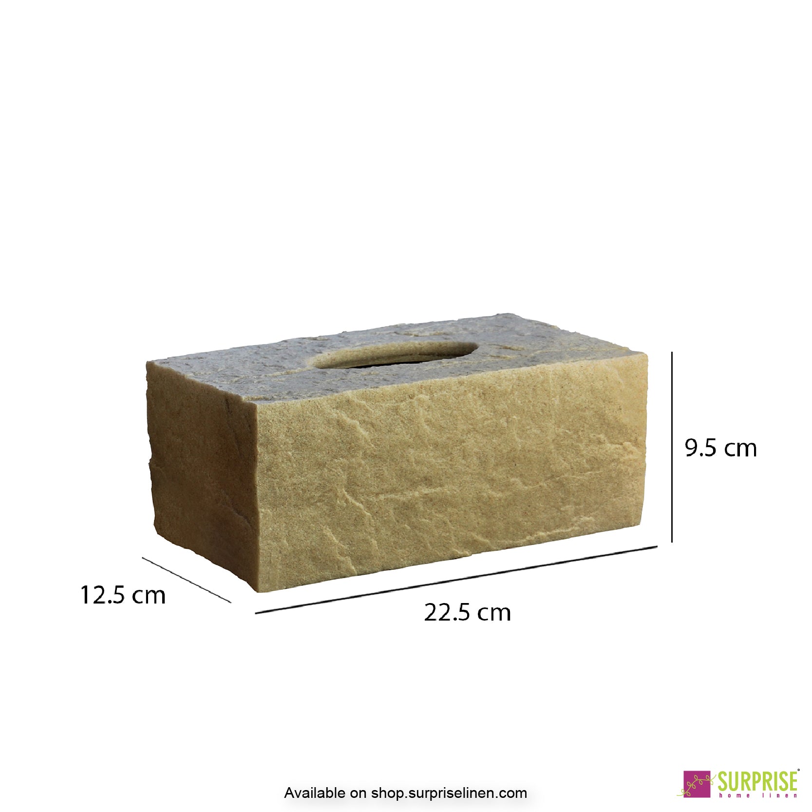 Surprise Home - Cube Tissue Box (Beige)