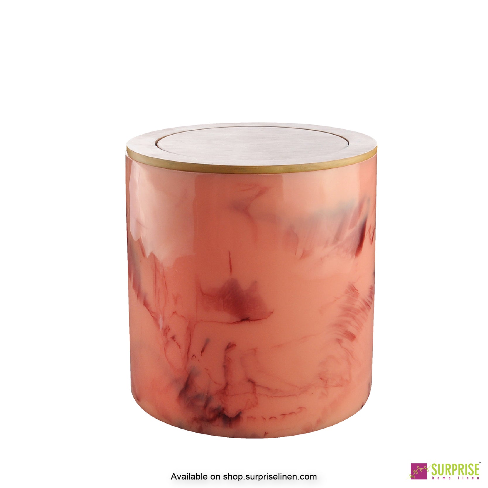 Surprise Home - Primo Dust Bin (Coral Pink)