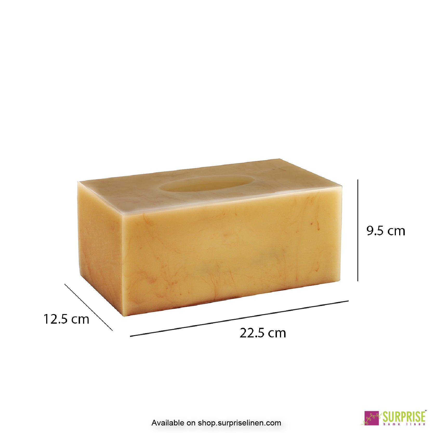 Surprise Home - Primo  Tissue Box (Yellow)