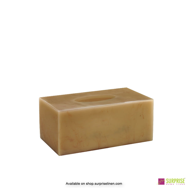 Surprise Home - Primo  Tissue Box (Pale Yellow)