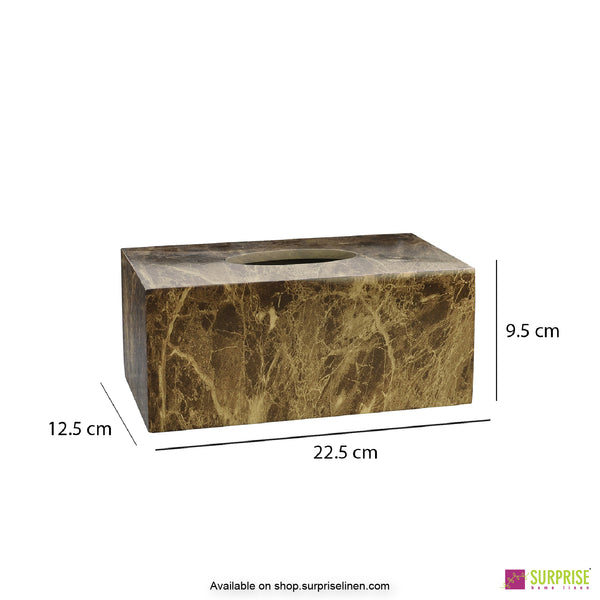 Surprise Home - Recto Tissue Box (Marble Beige)