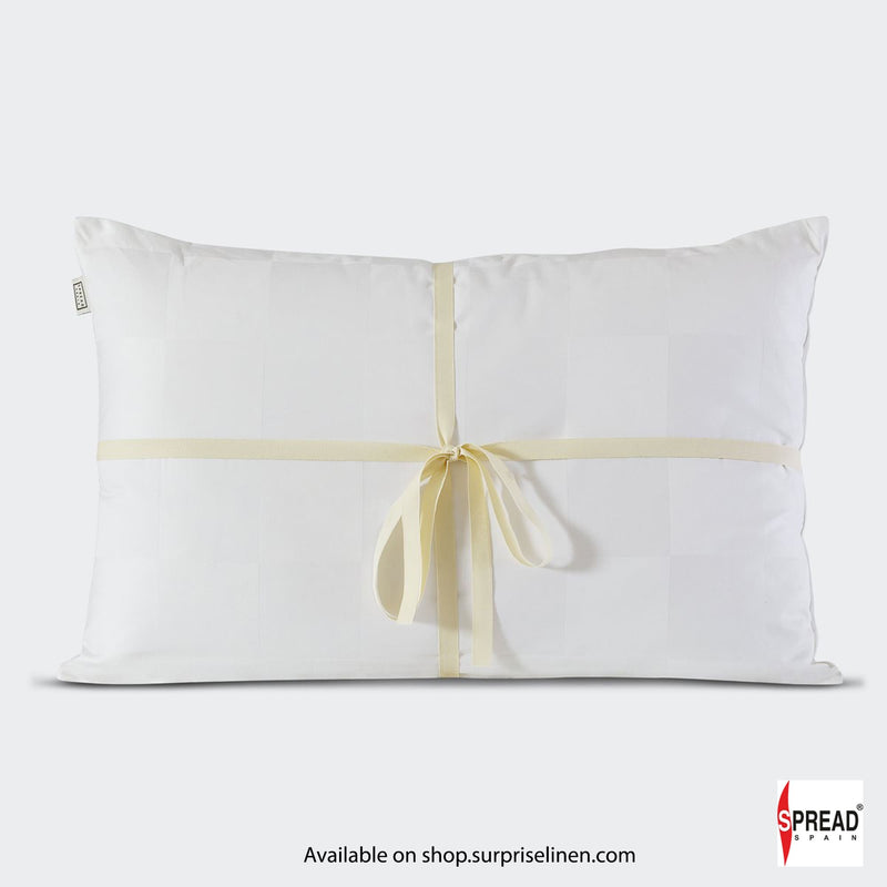 Spread Spain - Traditional Cotton Pillow (White)