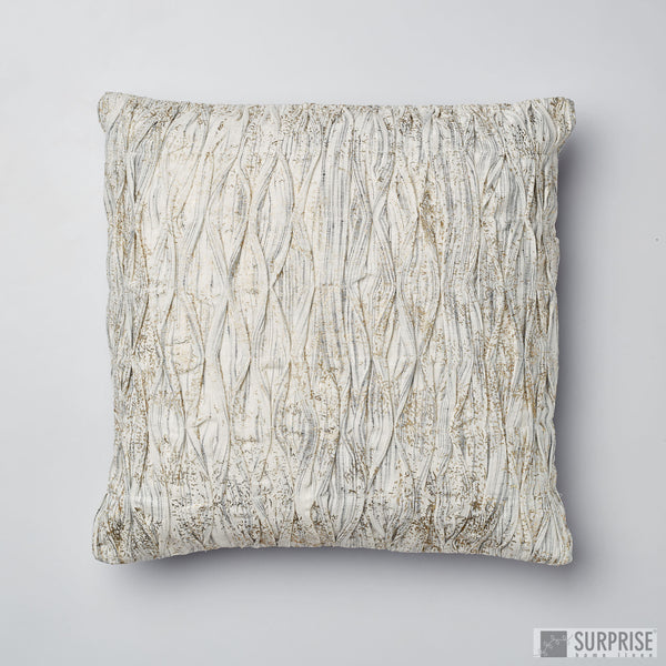 Surprise Home - Wave Textured Cushion Cover (Gold)