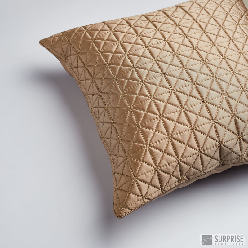 Surprise Home - Grid 30 x 30 cms Cushion Covers (Beige)