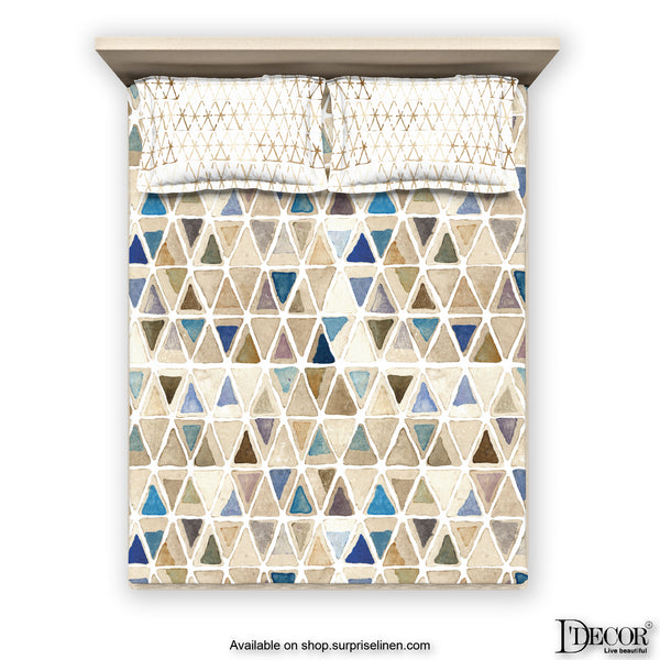 D'Decor- Viro Guard Bedding Collection Marzipan Bed Sheet Set