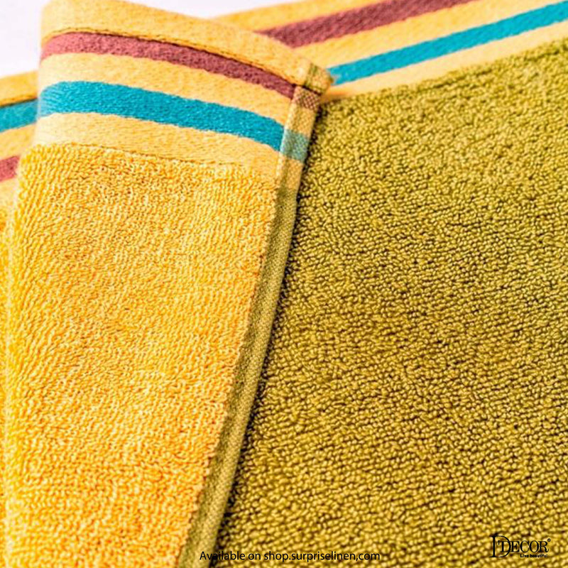 D'Decor - Zest Collection 500 GSM Bath Towel (Green Lemon)