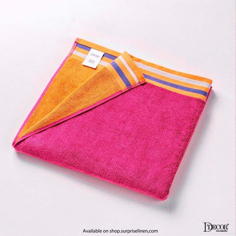 D'Decor - Zest Collection 500 GSM Bath Towel (Sunshine Rose)