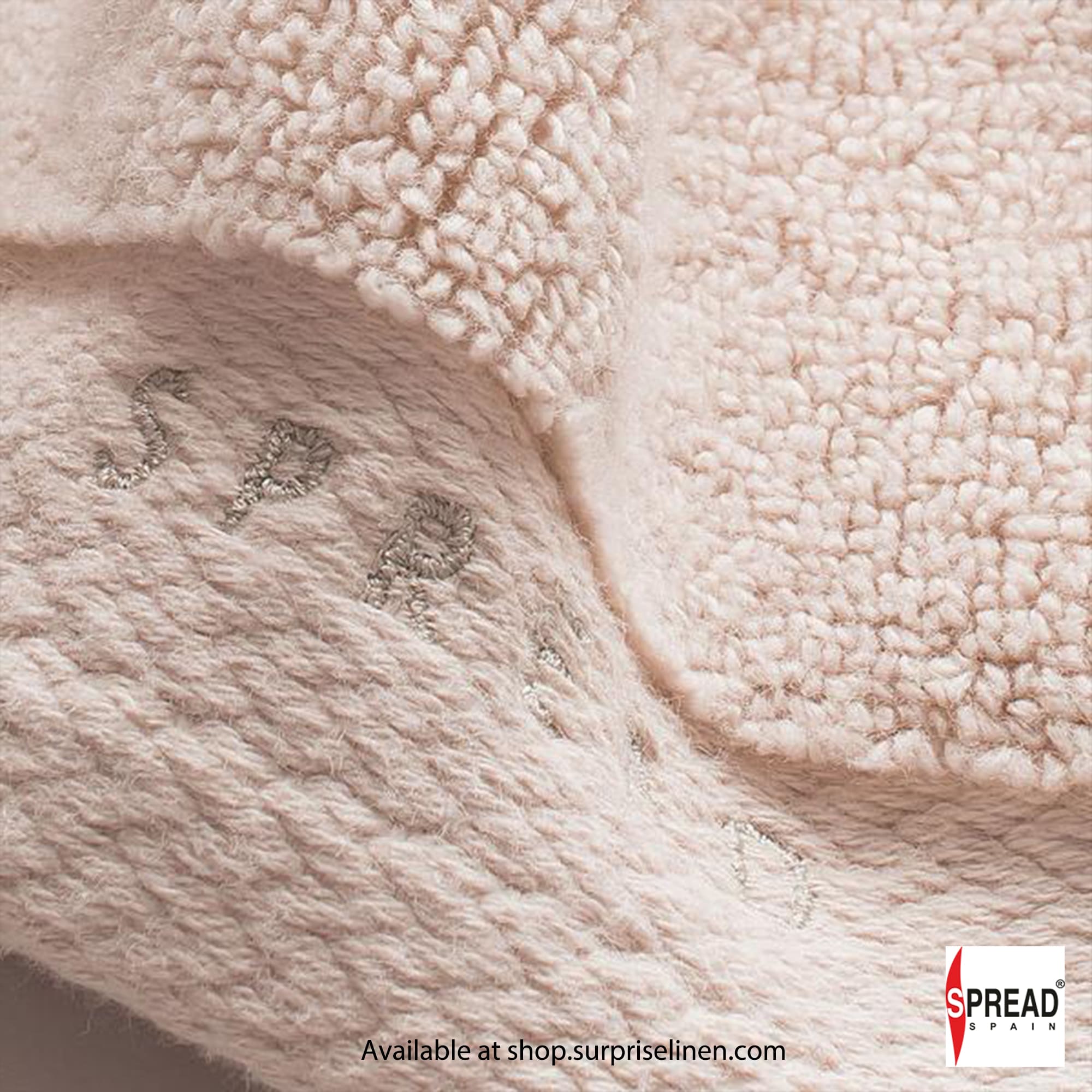 Spread Spain - Resort Collection 720 GSM Cotton Luxury Towels (Ash Rose)