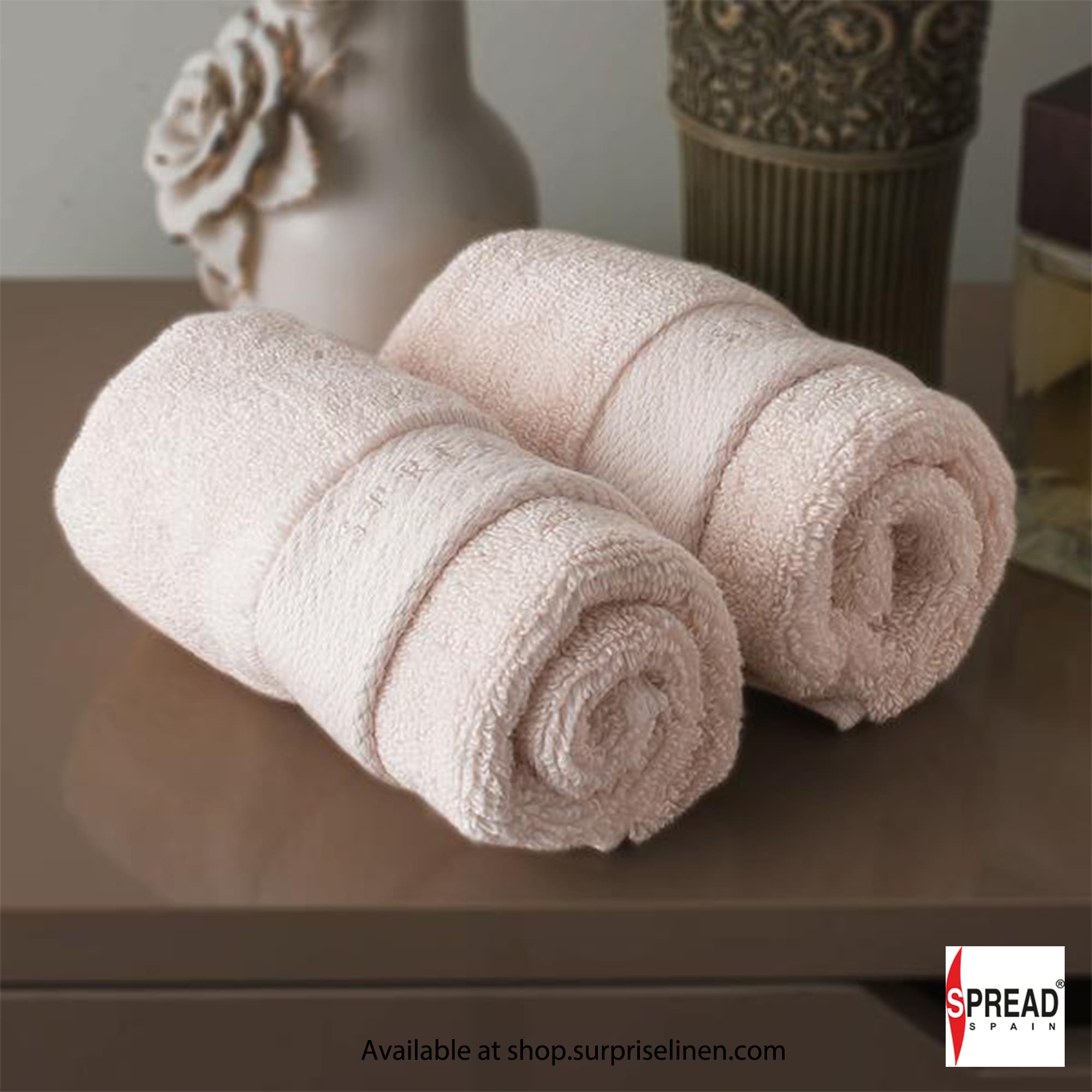 Spread Spain - Resort Collection 720 GSM Cotton Luxury Towels (Ash Rose)