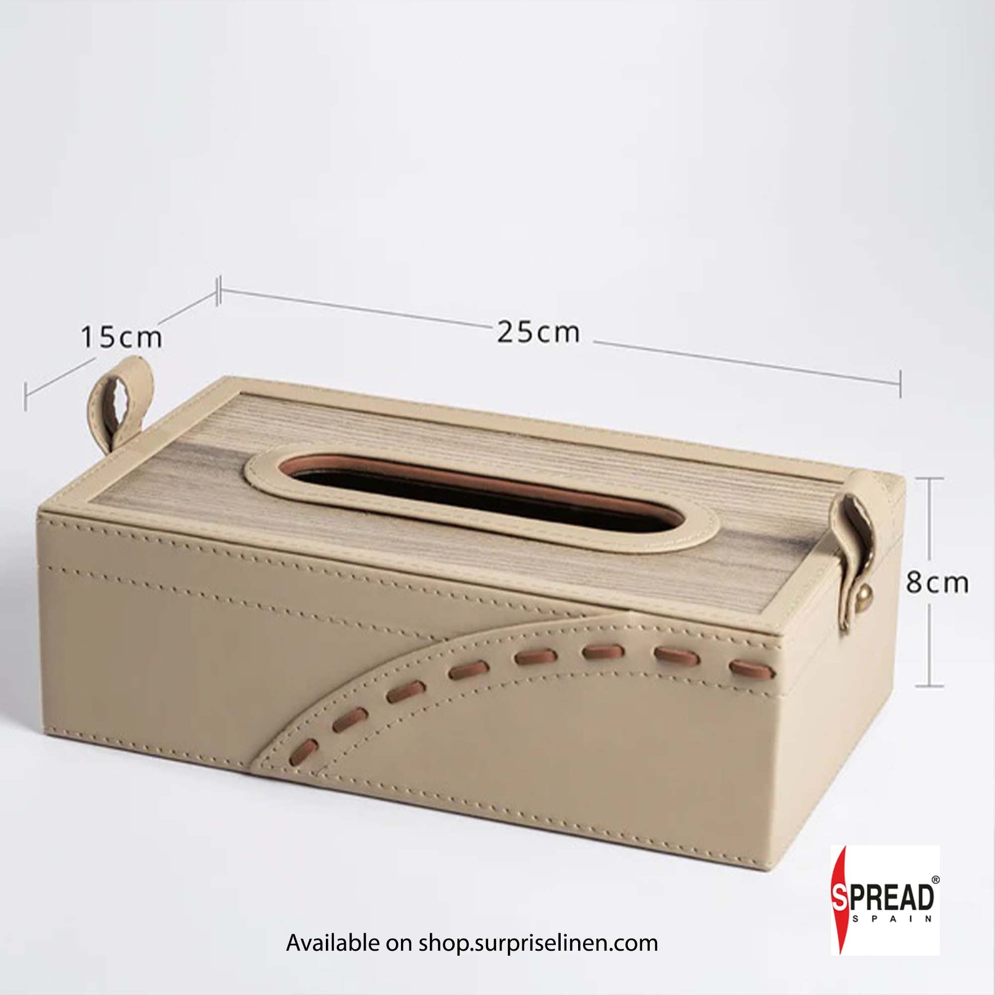 Spread Spain - Rodeo Collection Tissue Box (Beige)