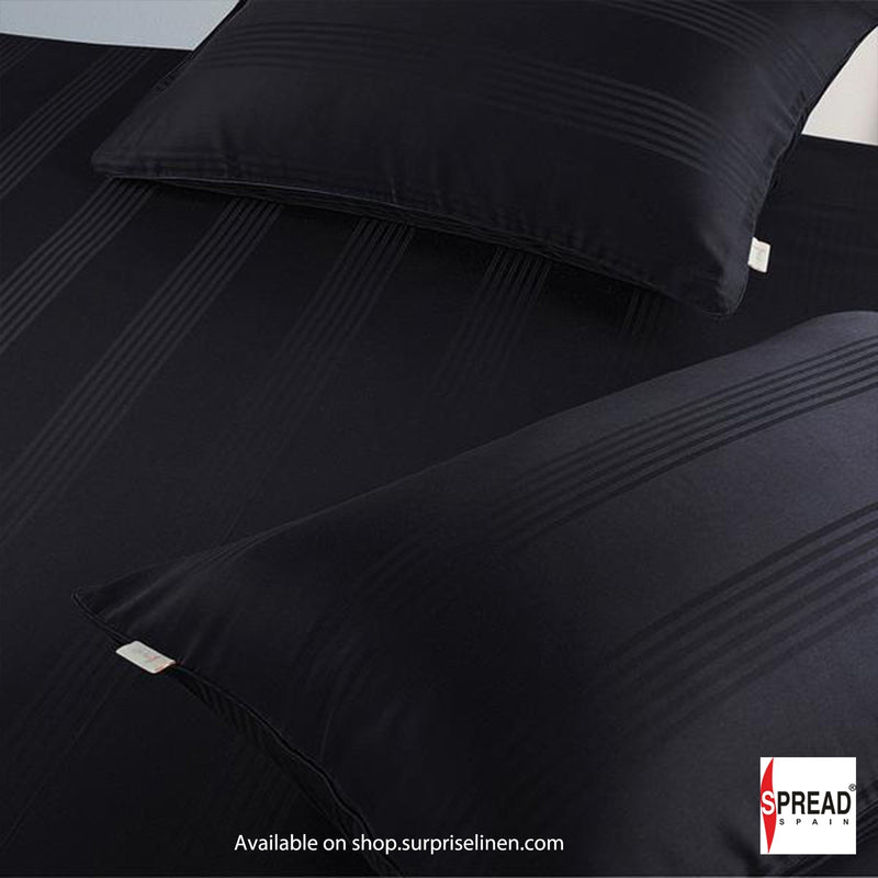 Spread Spain - 450TC Premium Cotton Barcode Duvet Cover (Black)
