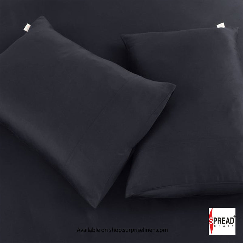 Spread Spain - Madison Avenue 400 Thread Count Cotton Duvet Cover (Black)