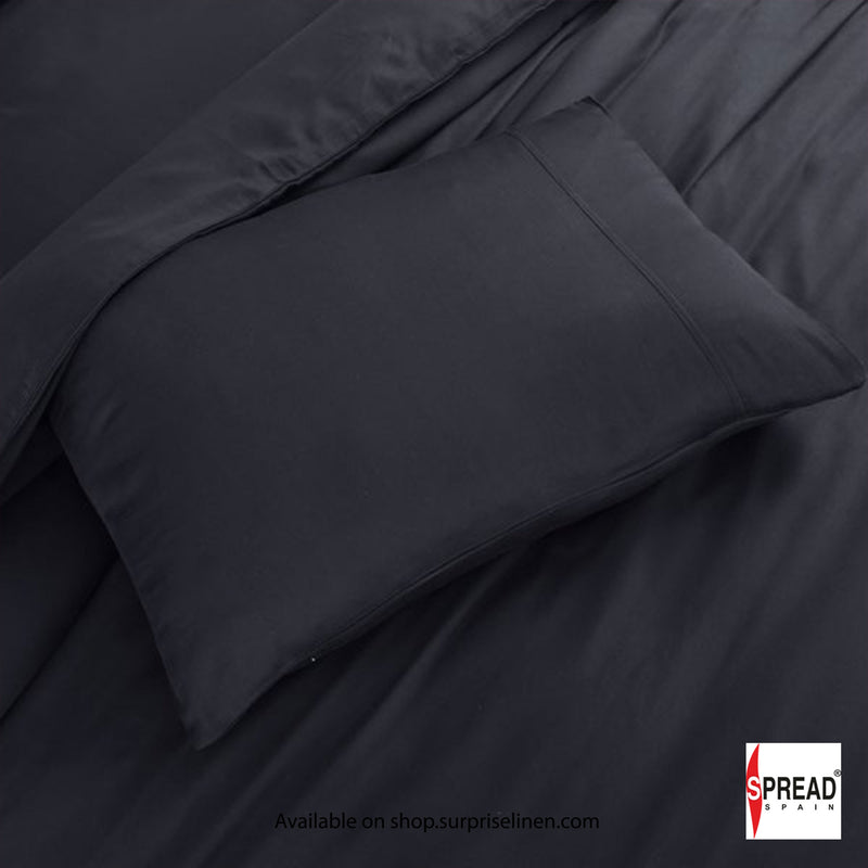 Spread Spain - Madison Avenue 400 Thread Count Cotton Bed Sheet Set (Black)