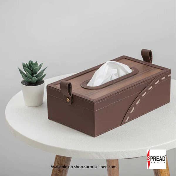 Spread Spain - Rodeo Collection Tissue Box (Brown)
