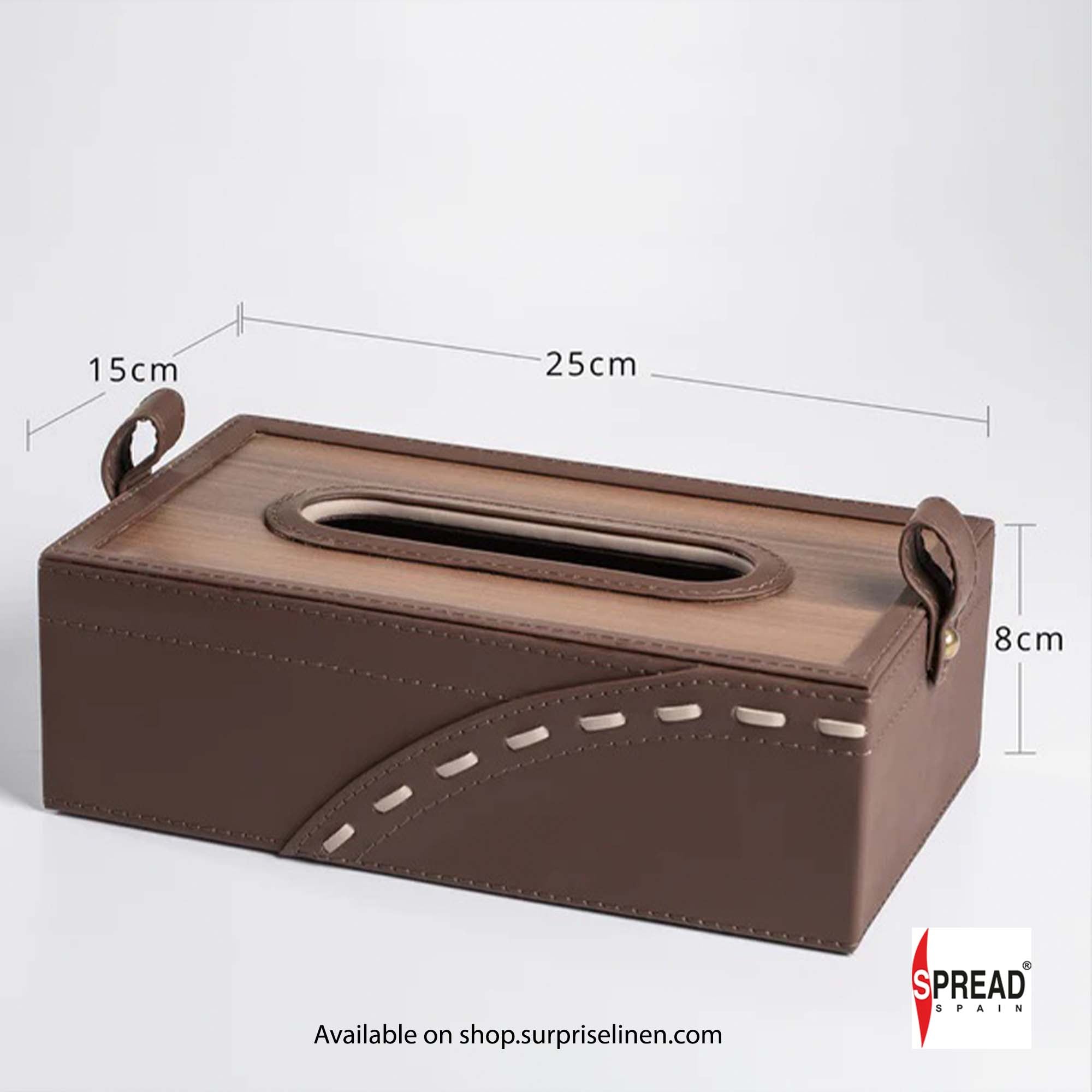 Spread Spain - Rodeo Collection Tissue Box (Brown)