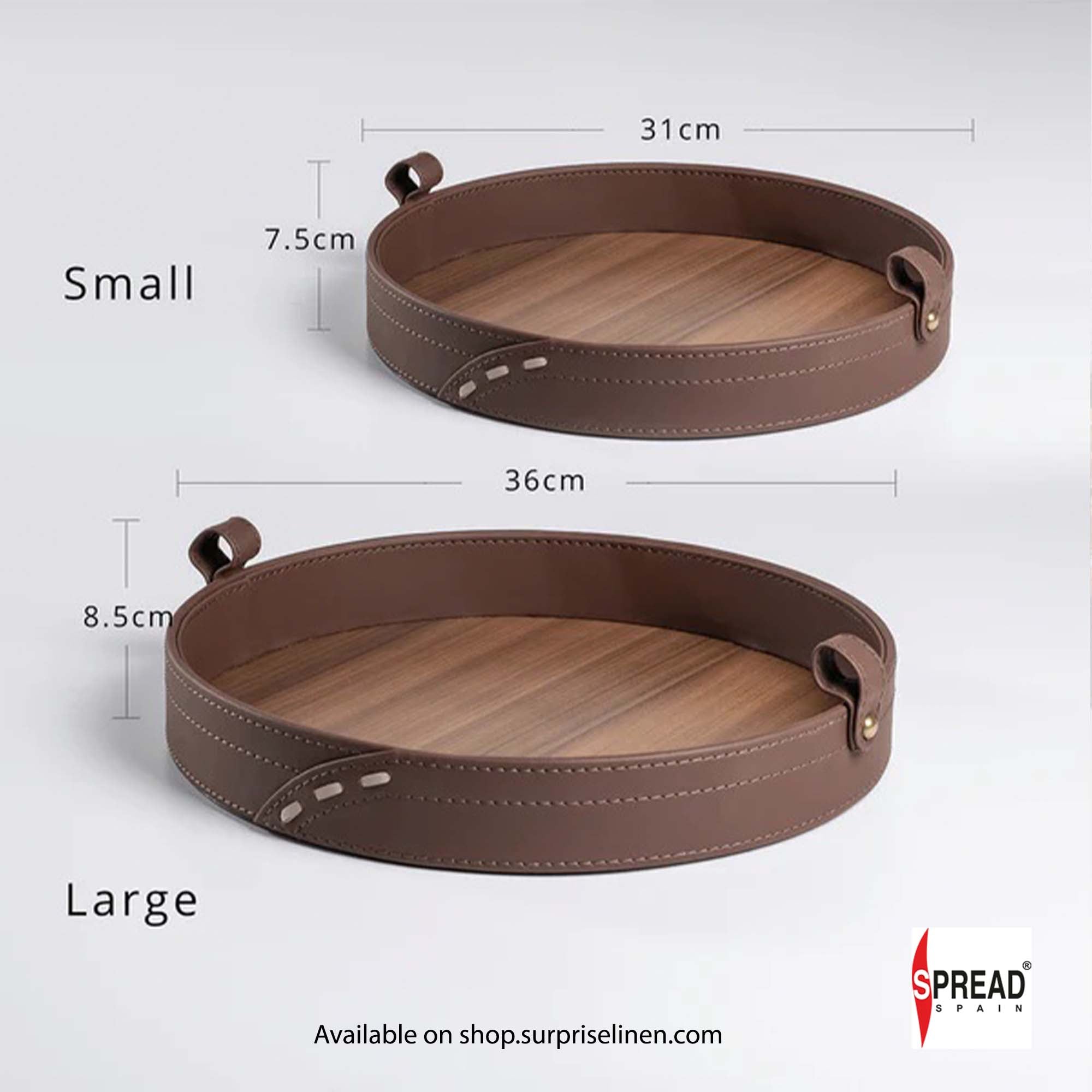 Spread Spain - Rodeo Collection Multi Purpose Tray (Brown)