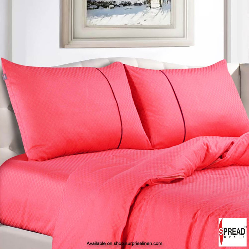 Spread Spain - Oxford Street 400 Thread Count Duvet Cover (Coral Pink)