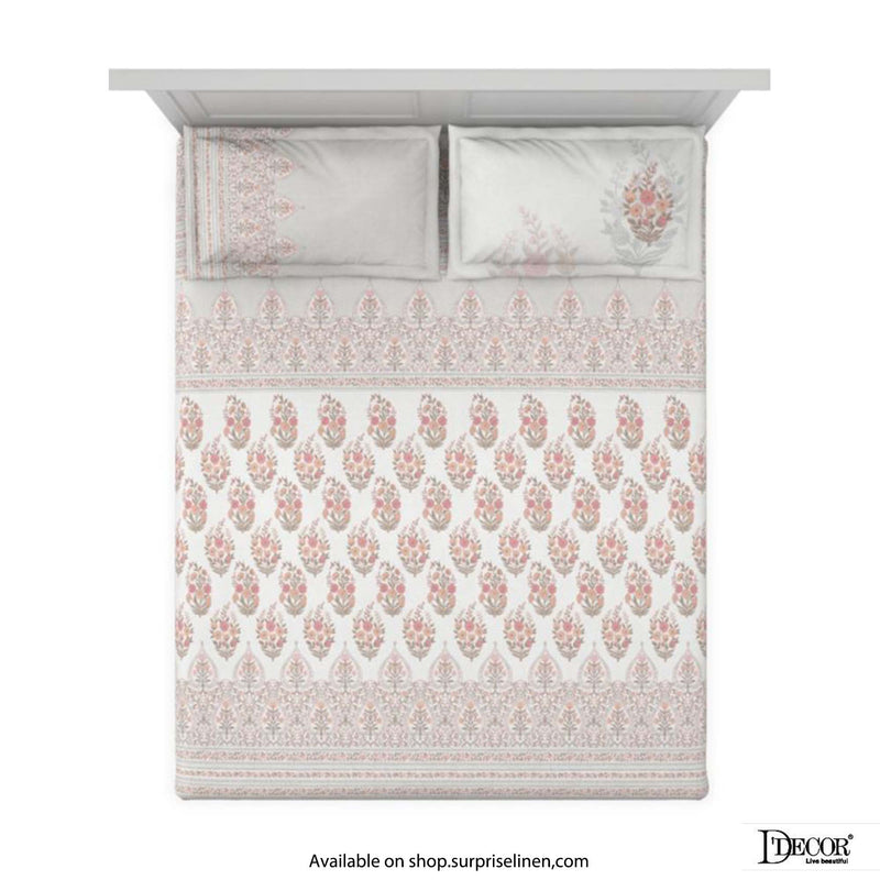 D'Decor - Gulbhag Collection Jenna Bedsheet Set