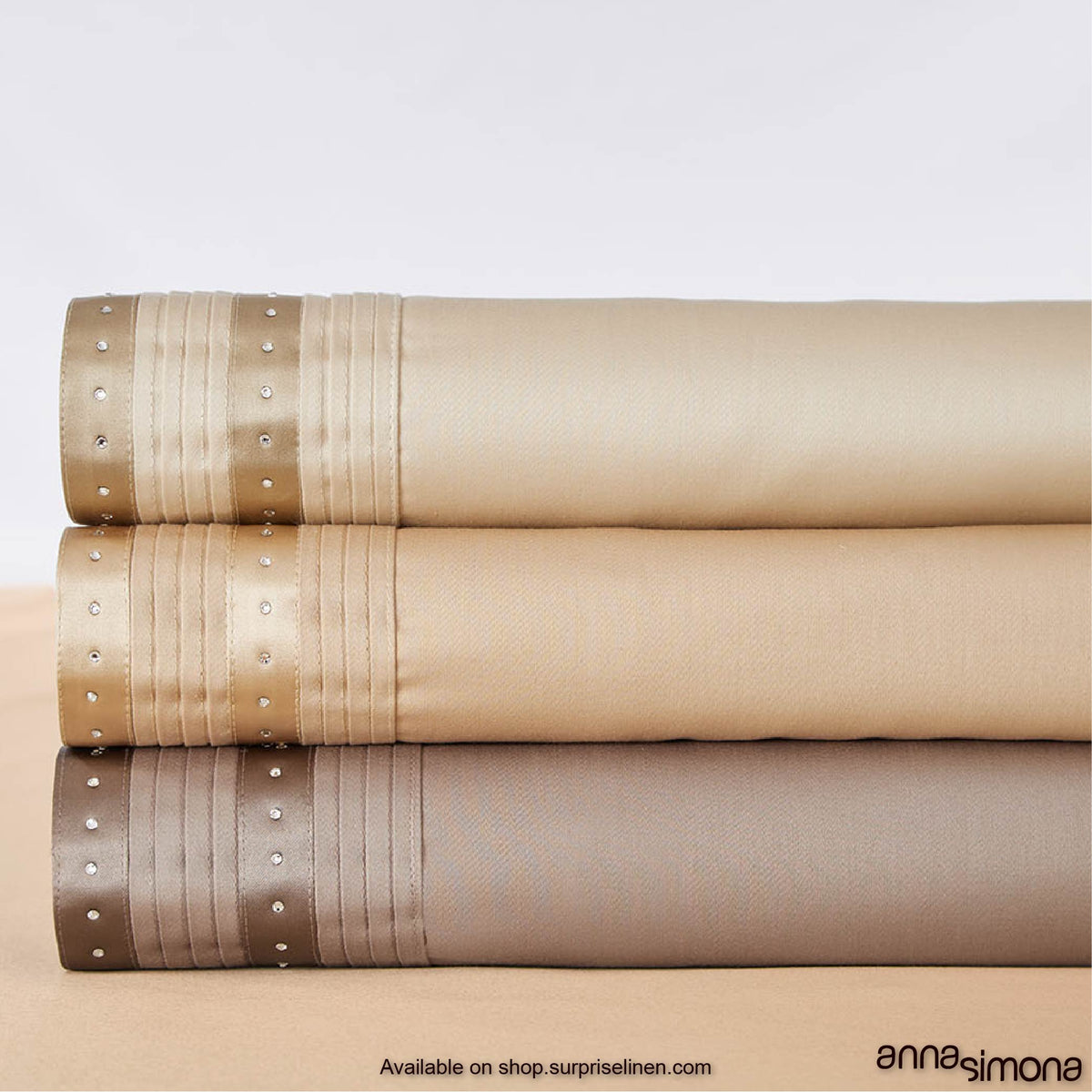Anna Simona - Emery Bedsheet Set (Craft Brown)