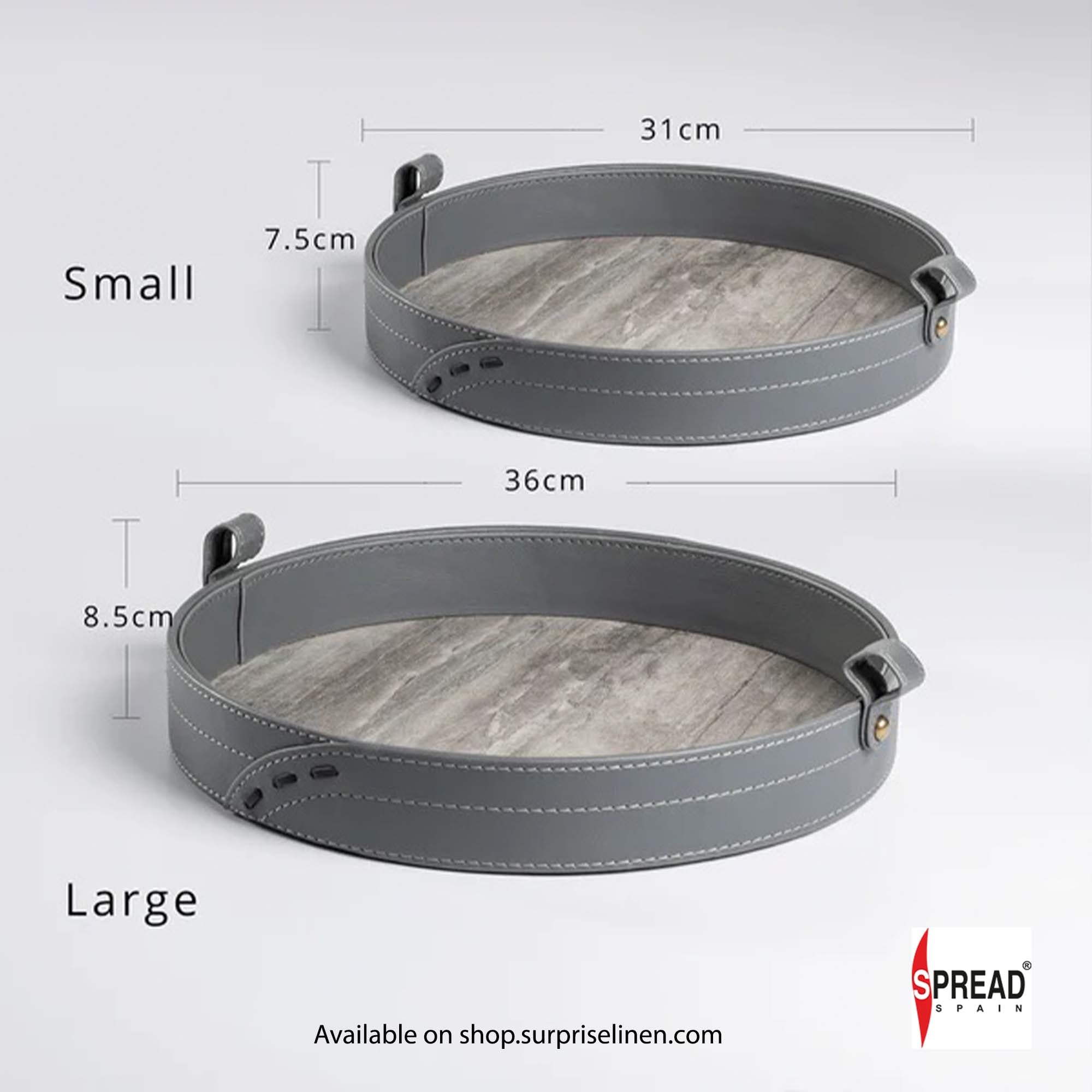 Spread Spain - Rodeo Collection Multi Purpose Tray (Grey)