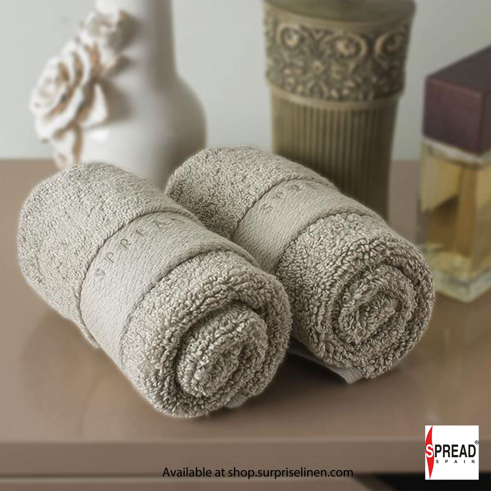 Spread Spain - Resort Collection 720 GSM Cotton Luxury Towels (London Fog)