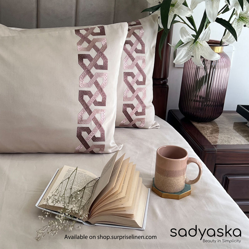 Sadyaska - Dream Collection Alley Bedsheet Set (Oats Beige)