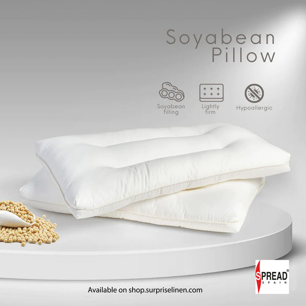 Spread Spain - Soyabean Orthopedic Firm Pillow (White)