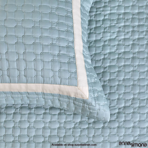 Anna Simona - Spenser Bed Cover Set (Watery / Off White)