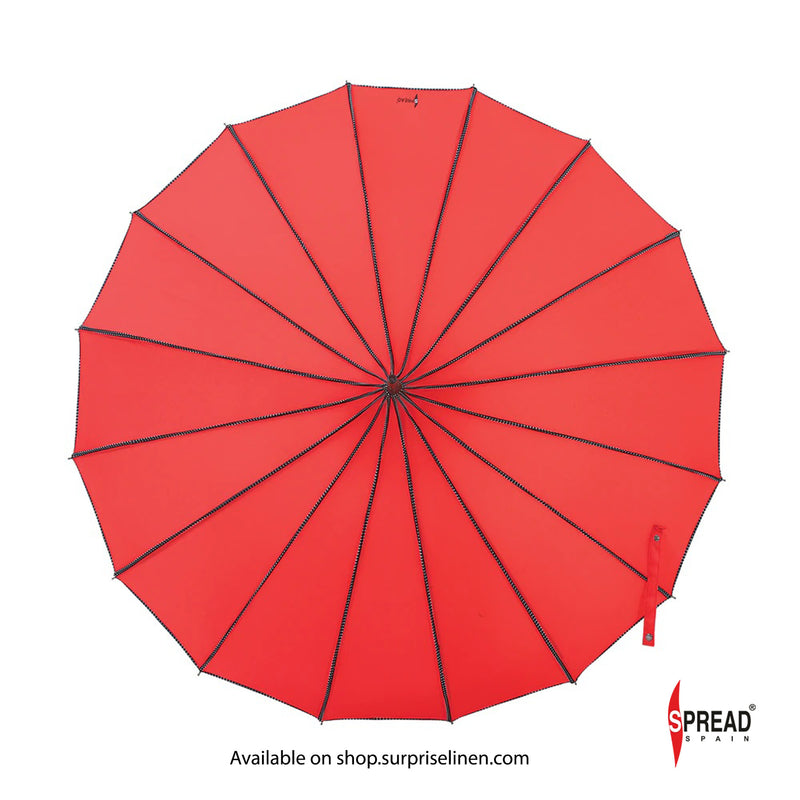 Spread Spain - Pagoda Shaped Long Umbrella (Red)
