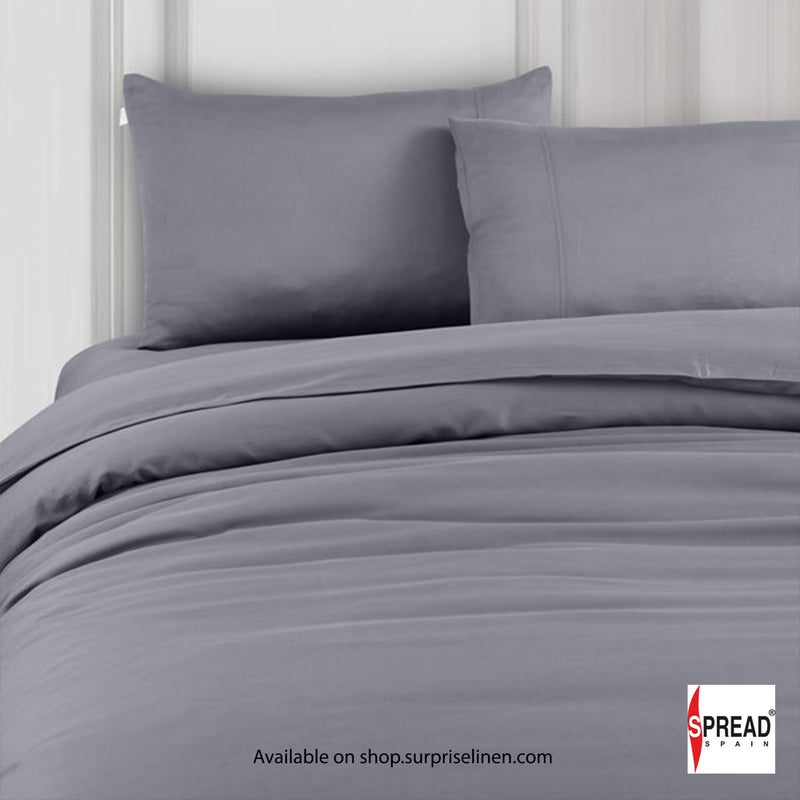 Spread Spain - Madison Avenue 400 Thread Count Cotton Bed Sheet Set (Grey)